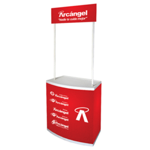 Modulo Publicitario PVC desarmable con su maletín stand portátil