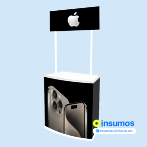 Modulos PREMIUM 3mm 85x81cm material PVC desarmable con su maletín Stand portátil